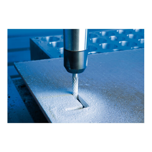 PFERD Hartmetall Frässtift Zylinder ZYA Ø 06x25 mm Schaft-Ø 6 mm FVKS BS für Kunststoffe (GFK/CFK)