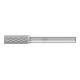 PFERD Hartmetall Frässtift Zylinder ZYA Ø 08x20mm Schaft-Ø 6 mm Z4 universal mittel fein-1