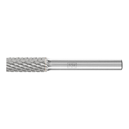 PFERD Hartmetall Frässtift Zylinder ZYA Ø 08x20mm Schaft-Ø 6 mm Z4 universal mittel fein