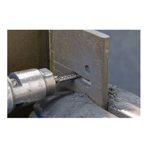 PFERD Hartmetall Frässtift Zylinder ZYA Ø 08x25 mm Schaft-Ø 8 mm FVKS für Kunststoffe (GFK/CFK)