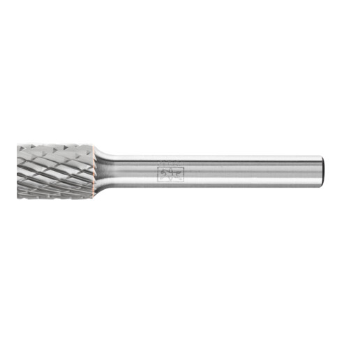 PFERD Hartmetall Frässtift Zylinder ZYA Ø 10x13 mm Schaft-Ø 6 mm Z3P universal mittel kreuzverzahnt