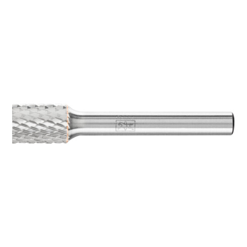PFERD Hartmetall Frässtift Zylinder ZYA Ø 10x13 mm Schaft-Ø 6 mm Z4 universal mittel fein
