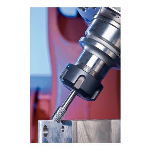 PFERD Hartmetall Frässtift Zylinder ZYA Ø 10x13 mm Schaft-Ø 6 mm Z4 universal mittel fein