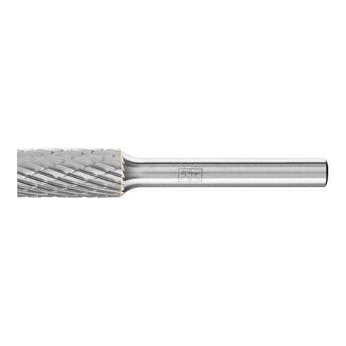 PFERD Hartmetall Frässtift Zylinder ZYA Ø 10x20mm Schaft-Ø 6 mm Z3P universal mittel kreuzverzahnt
