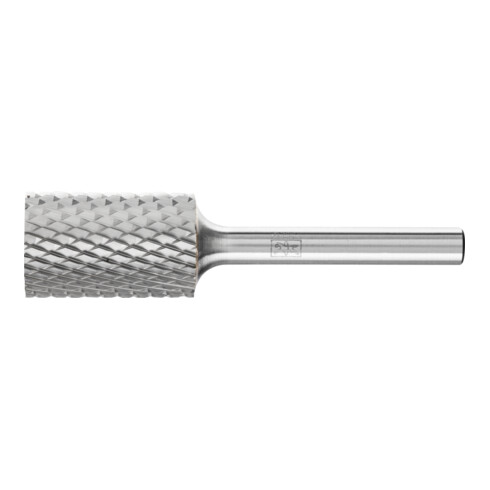 PFERD Hartmetall Frässtift Zylinder ZYA Ø 16x25 mm Schaft-Ø 6 mm Z4 universal mittel fein