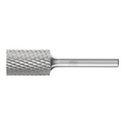 PFERD Hartmetall Frässtift Zylinder ZYA Ø 16x25 mm Schaft-Ø 6 mm Z4 universal mittel fein