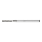 PFERD Hartmetall Frässtift Zylinder ZYA Ø 02x10mm Schaft-Ø 3 mm Z3P universal mittel kreuzverzahnt