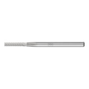 PFERD Hartmetall Frässtift Zylinder ZYA Ø 02x10mm Schaft-Ø 3 mm Z5 universal fein