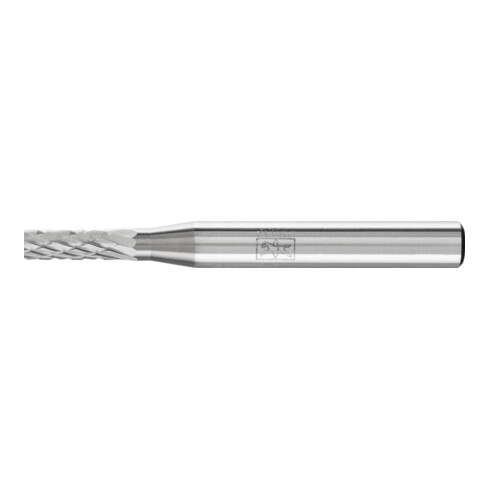 PFERD Hartmetall Frässtift Zylinder ZYA Ø 04x13 mm Schaft-Ø 6 mm Z4 universal mittel fein