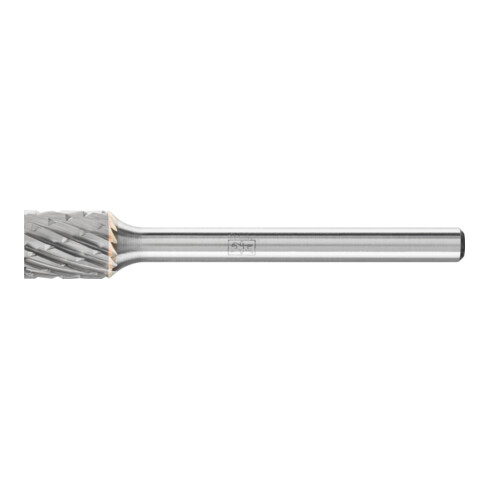 PFERD Hartmetall Frässtift Zylinder ZYA Ø 06x07 mm Schaft-Ø 3 mm Z3P universal mittel kreuzverzahnt