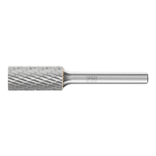 PFERD Hartmetall Frässtift Zylinder ZYA Ø 12x25 mm Schaft-Ø 6 mm Z3P universal mittel kreuzverzahnt