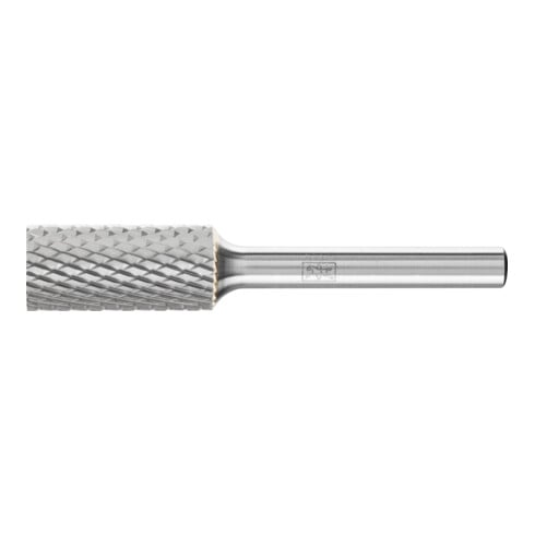 PFERD Hartmetall Frässtift Zylinder ZYA Ø 12x25 mm Schaft-Ø 6 mm Z4 universal mittel fein