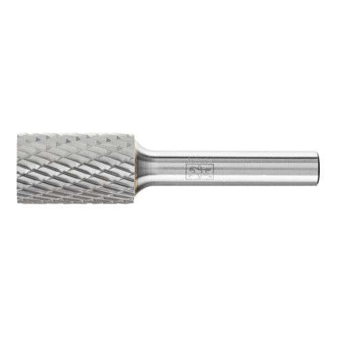 PFERD Hartmetall Frässtift Zylinder ZYA Ø 16x25 mm Schaft-Ø 8 mm Z3P universal mittel kreuzverzahnt