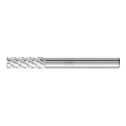 PFERD Hartmetall Frässtift Zylinder ZYAS stirnverzahnt 06x16mm Schaft-Ø 6mm TITANIUM für Titan