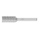 PFERD Hartmetall Frässtift Zylinder ZYAS stirnverzahnt 12x25mm Schaft-Ø 6mm TITANIUM für Titan-1