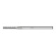 PFERD Hartmetall Frässtift Zylinder ZYAS stirnverzahnt Ø 02x10mm Schaft-Ø 3mm Z3P universal mittel kreuzverzahnt-1
