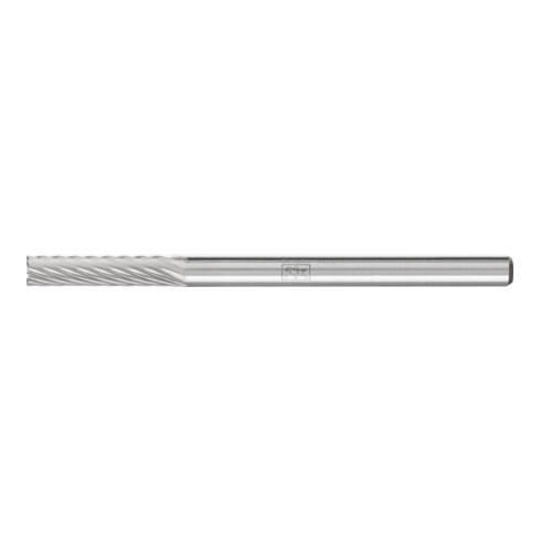 PFERD Hartmetall Frässtift Zylinder ZYAS stirnverzahnt Ø 03x13 mm Schaft-Ø 3 mm Z5 universal fein
