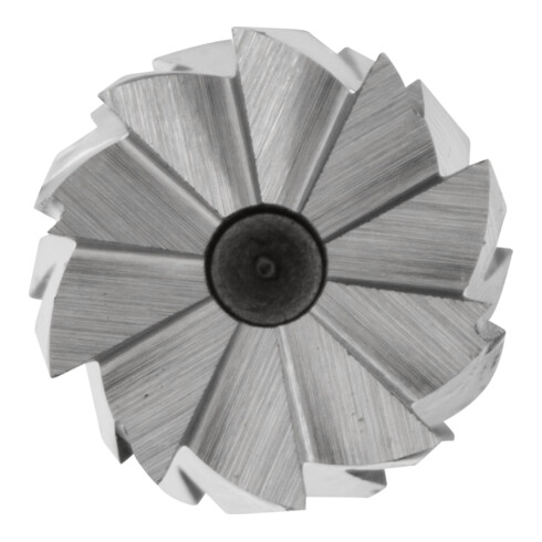 PFERD Hartmetall Frässtift Zylinder ZYAS stirnverzahnt Ø 04x13mm Schaft-Ø 6mm Z4 universal mittel fein