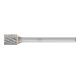 PFERD Hartmetall Frässtift Zylinder ZYAS stirnverzahnt Ø 06x07mm Schaft-Ø 3mm Z3P universal mittel kreuzverzahnt-1