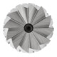 PFERD Hartmetall Frässtift Zylinder ZYAS stirnverzahnt Ø 06x16mm Schaft-Ø 6mm Z4 universal mittel fein-2