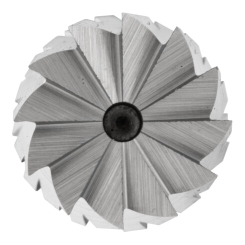 PFERD Hartmetall Frässtift Zylinder ZYAS stirnverzahnt Ø 06x16mm Schaft-Ø 6mm Z4 universal mittel fein