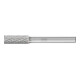 PFERD Hartmetall Frässtift Zylinder ZYAS stirnverzahnt Ø 08x20mm Schaft-Ø 6mm Z3P universal mittel kreuzverzahnt-1