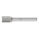 PFERD Hartmetall Frässtift Zylinder ZYAS stirnverzahnt Ø 10x13mm Schaft-Ø 6mm Z3P universal mittel kreuzverzahnt-1