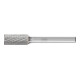 PFERD Hartmetall Frässtift Zylinder ZYAS stirnverzahnt Ø 10x20mm Schaft-Ø 6mm Z3P universal mittel kreuzverzahnt-1