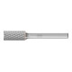 PFERD Hartmetall Frässtift Zylinder ZYAS stirnverzahnt Ø 10x20mm Schaft-Ø 6mm Z4 universal mittel fein-1