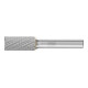 PFERD Hartmetall Frässtift Zylinder ZYAS stirnverzahnt Ø 12x25mm Schaft-Ø 8mm Z3P universal mittel kreuzverzahnt-1