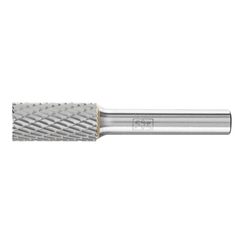 PFERD Hartmetall Frässtift Zylinder ZYAS stirnverzahnt Ø 12x25mm Schaft-Ø 8mm Z3P universal mittel kreuzverzahnt