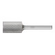 PFERD Hartmetall Frässtift Zylinder ZYAS stirnverzahnt Ø 16x25 mm Schaft-Ø 6 mm Z5 universal fein-1
