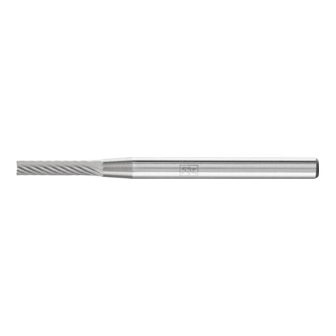 PFERD Hartmetall Frässtift Zylinder ZYAS stirnverzahnt Ø 02x10mm Schaft-Ø 3 mm Z5 universal fein