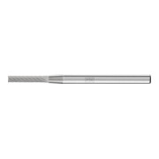 PFERD Hartmetall Frässtift Zylinder ZYAS stirnverzahnt Ø 02x10mm Schaft-Ø 3 mm Z5 universal fein