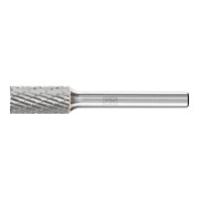 PFERD Hartmetall Frässtift Zylinder ZYAS stirnverzahnt Ø 10x20mm Schaft-Ø 6mm Z3P universal mittel kreuzverzahnt