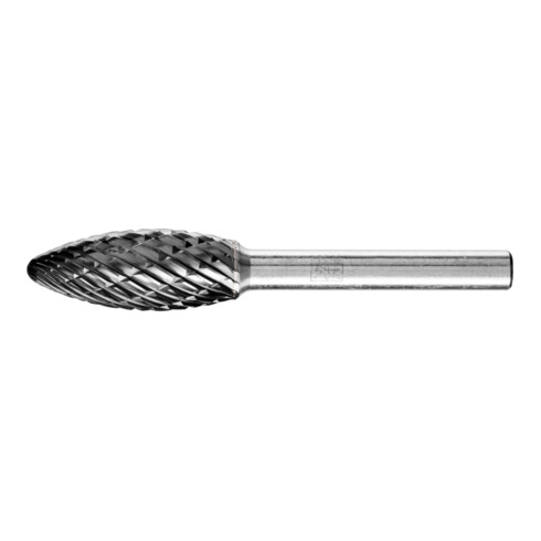 PFERD Hartmetall Hochleistungsfrässtift ALLROUND Flamme B Ø 12x30mm Schaft-Ø 6 mm HICOAT universal