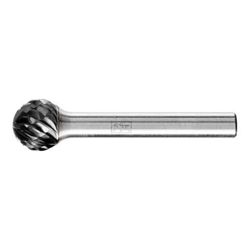 PFERD Hartmetall Hochleistungsfrässtift ALLROUND Kugel KUD Ø 12x10mm Schaft-Ø 6 mm HICOAT universal