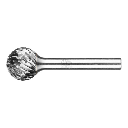 PFERD Hartmetall Hochleistungsfrässtift ALLROUND Kugel KUD Ø 16x14 mm Schaft-Ø 6 mm universal grob