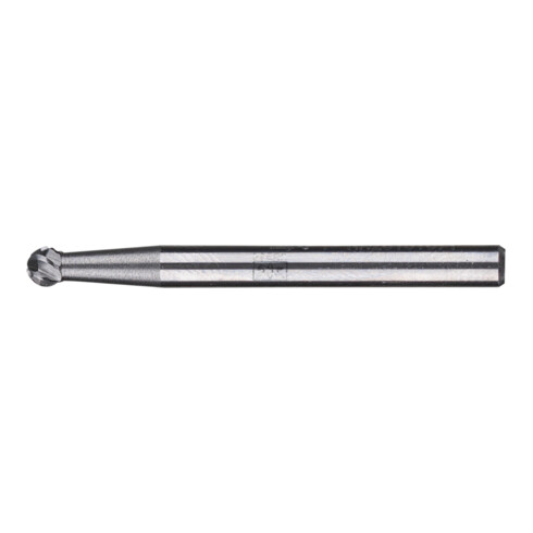PFERD Hartmetall Hochleistungsfrässtift ALLROUND Kugel KUD Ø03x02 mm Schaft-Ø 3 mm universal grob