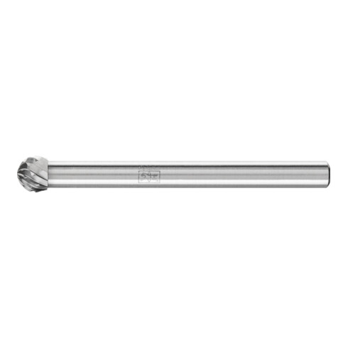 PFERD Hartmetall Hochleistungsfrässtift ALLROUND Kugel KUD Ø04x03 mm Schaft-Ø 3 mm universal grob