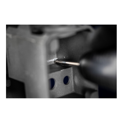 PFERD Hartmetall Hochleistungsfrässtift ALLROUND Kugel KUD Ø04x03 mm Schaft-Ø 3 mm universal grob