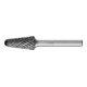 PFERD Hartmetall Hochleistungsfrässtift ALLROUND Rundbogen KEL Ø 12x25mm Schaft-Ø 6mm HICOAT universal-1