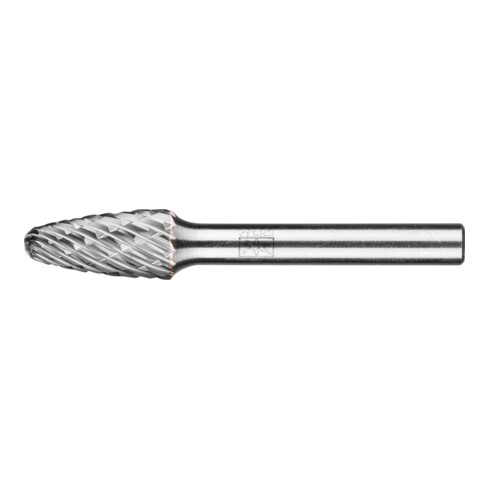 PFERD Hartmetall Hochleistungsfrässtift ALLROUND Rundbogen RBF Ø 10x20mm Schaft-Ø 6mm universal grob