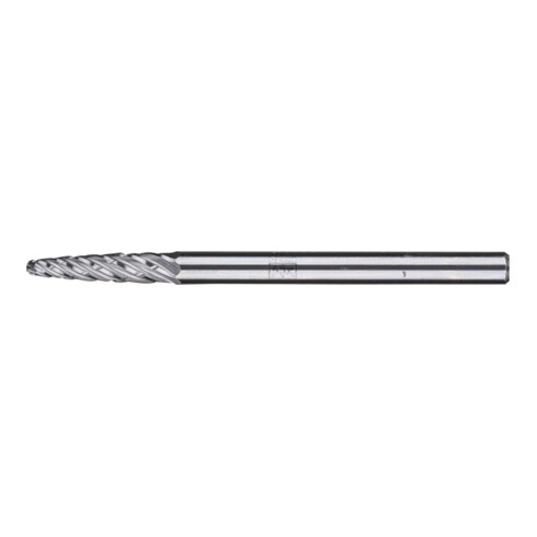 PFERD Hartmetall Hochleistungsfrässtift ALLROUND Rundbogen RBF Ø03x13mm Schaft-Ø 3mm universal grob