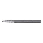 PFERD Hartmetall Hochleistungsfrässtift ALLROUND Rundbogen RBF Ø03x13mm Schaft-Ø 3mm universal grob