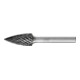 PFERD Hartmetall Hochleistungsfrässtift ALLROUND Spitzbogen SPG Ø 12x25mm Schaft-Ø 6mm HICOAT universal-1