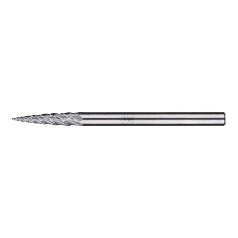 PFERD Hartmetall Hochleistungsfrässtift ALLROUND Spitzbogen SPG Ø03x13mm Schaft-Ø 3mm universal grob