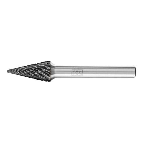 PFERD Hartmetall Hochleistungsfrässtift ALLROUND Spitzkegel SKM Ø 10x20mm Schaft-Ø 6mm HICOAT universal