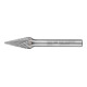 PFERD Hartmetall Hochleistungsfrässtift ALLROUND Spitzkegel SKM Ø 10x20mm Schaft-Ø 6mm universal grob-1