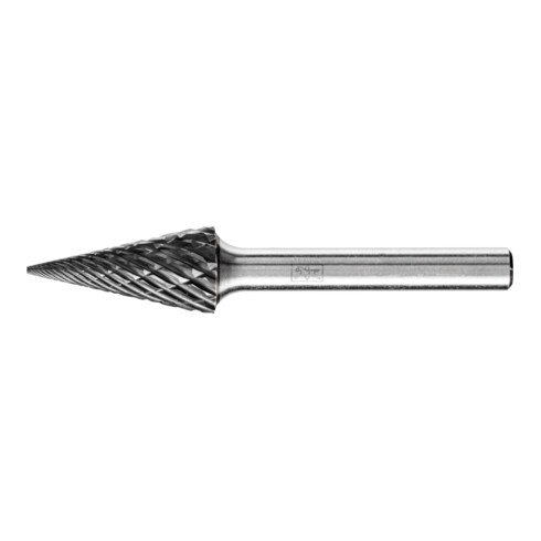 PFERD Hartmetall Hochleistungsfrässtift ALLROUND Spitzkegel SKM Ø 12x25mm Schaft-Ø 6mm HICOAT universal